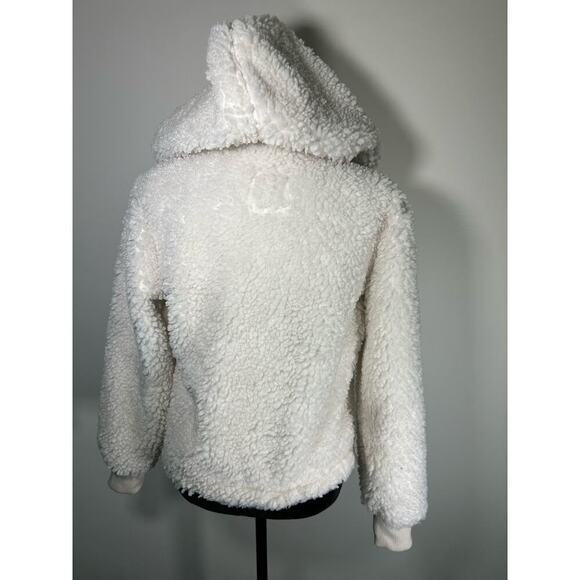 Abercrombie & Fitch  Sherpa Fleece Jacket Size XS Hooded - Picture 9 of 9